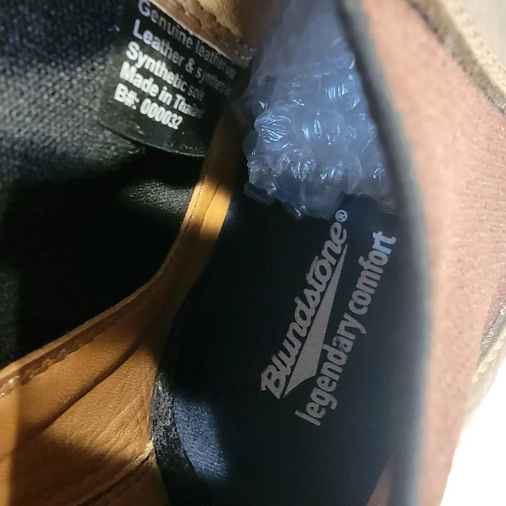 Blundstone MEN'S CLASSICS CHELSEA BOOTS - RUSTIC BROWN AU 9.5 (US SIZE 10.5) - Picture 14 of 16